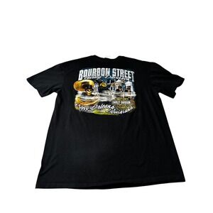 Harley-Davidson Bourbon Street New Orleans T-Shirt Mens XL Black 2011 Graphic